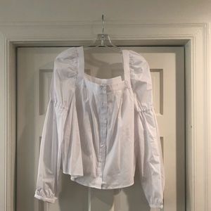 ASOS white cotton top